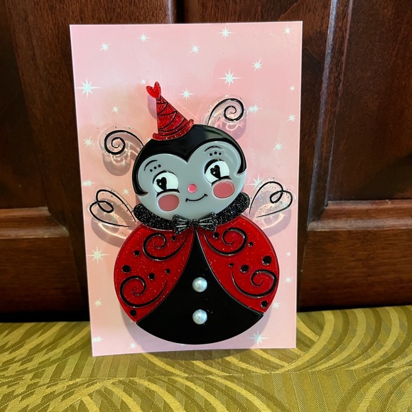 Little Love Bug Brooch by Johanna Parker - Picture 4 of 5